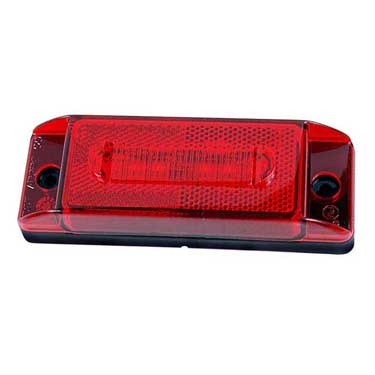 Peterson M157R Led Marker/ Clearance, Pc-Rated, Rectangular, 5.8″X2″