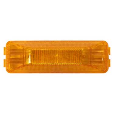Peterson M161A Led Marker/ Clearance, P2, Rectangular, 4″X1.25″, Amber, Bulk Pack