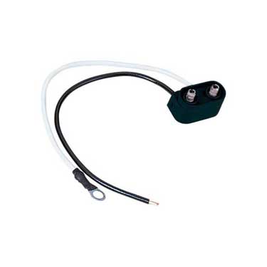 Peterson B162-49 Plug, Led Marker Lamp W/ Stripped Hardwired #10 Ring Terminal Shrink Tubing 6″ Leads, Bulk Pack