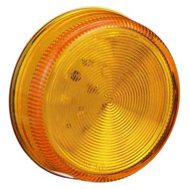 Peterson 192A Led Marker/ Clearance, P2, Round, Amp, 2.5″, Amber, Poly Bag