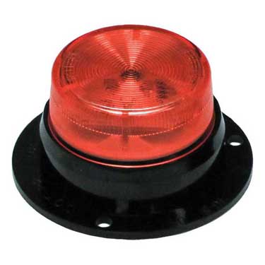 Peterson M164SR Led Marker/ Clearance, P2, Round, Side Marker Flange, 2″, Red, Bulk Pack