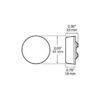 Peterson M198ABS Led Abs Malf Light, 2″, Amber, Bulk Pack