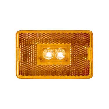 Peterson V170A Led Marker/ Clearance, P2, Rectangular, 3.1″X2.0″, Amber, Viz Pack