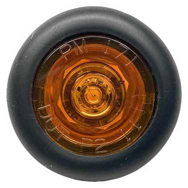 Peterson M271A Led Marker/ Clearance, P2, Round, W/ Auxiliary Function, 0.75″, Amber, Bulk Pack