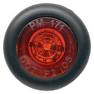 Peterson M271R Led Marker/ Clearance, P2, Round, W/ Auxiliary Function, 0.75″, Red, Bulk Pack