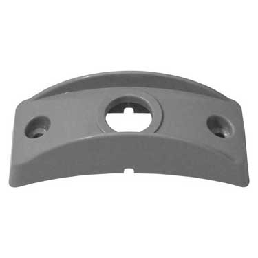 Peterson 176-13 Bracket, Curved, Surface-Mount W/ Brush Guard, Gray, 4.07″X1.34″, Poly Bag