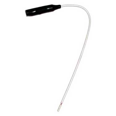 Peterson B176-491 Lead Wire, White W/ .180 Female, 7.5″, Bulk Pack