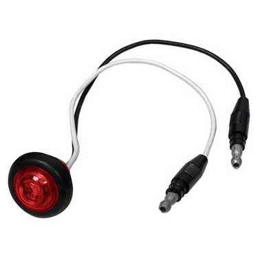 Peterson M177R-BT2 Led Marker/ Clearance, Pc-Rated, Round, W/ 2 1.80 Bullets, 0.75″, Red, Bulk Pack