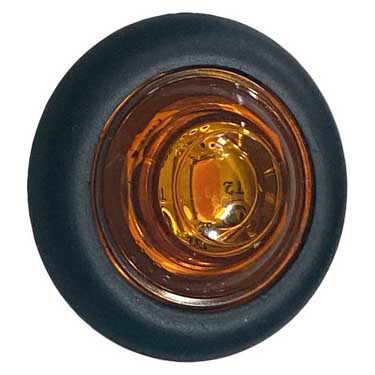 Peterson 177A Led Marker/ Clearance, Pc-Rated, Round, 0.75″, Amber, Poly Pack