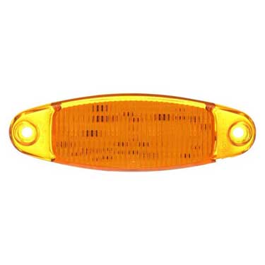 Peterson V178A Led Marker/ Clearance, P2, Oblong, Low Profile, 4.7″X1.5″, Amber, Viz Pack