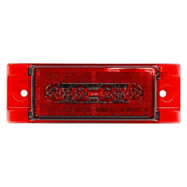 Peterson M188R Led Marker/ Clearance, P2, Rectangular, 6.0″X2.0″, Red, Bulk Pack