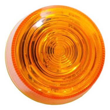 Peterson 165A Led Marker/ Clearance, Pc-Rated, Round, 2″, Amber, Poly Bag