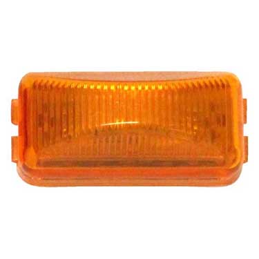 Peterson 203A Led Marker/ Clearance, Pc-Rated Rectangular, 2.48″X1.2″, Amber, Poly Bag