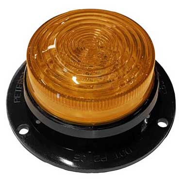 Peterson M207SA Led Marker/Clearance Pc-Rated, Round Amp W/ Flange 2.5″