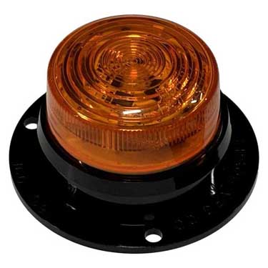 Peterson P209SA-MV Led Marker/Clearance Pc-Rated, 2″ Round Amp, Surface Mount, Multivolt, Amber, Poly Pack