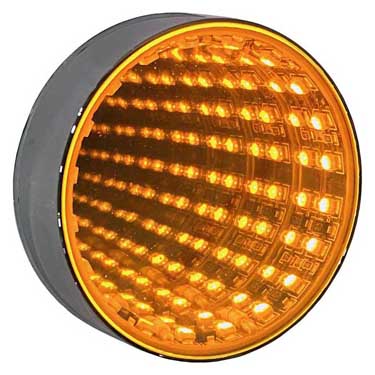 Peterson 272KA Led Auxiliary Tunnel Light, Round, Kit, 2.5″, Amber, Poly Bag