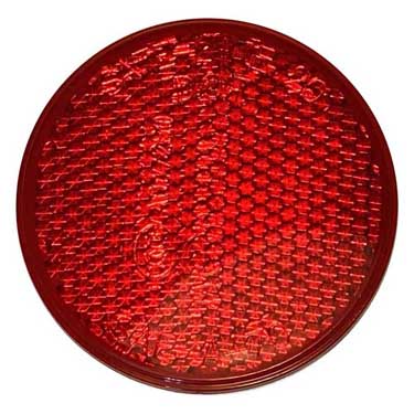 Peterson 2753R Red Round Reflector 2.188″