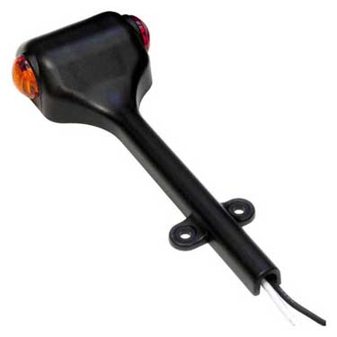 Peterson M277K-BT2 Led Marker/ Clearance, P2, Round, Kit, Curb, W/ .180 Bullets, 0.75″, Red + Amber, Bulk Pack
