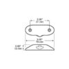 Peterson M290 Led Utility, Oval, Single Diode, 3″X1.23″, White, Bulk Pack