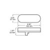 Peterson M321A Led Warning / Turn Signal, Sae 279 Agriculture Light, Oval, Pl3 Housing 6″, Amber, Bulk Pack