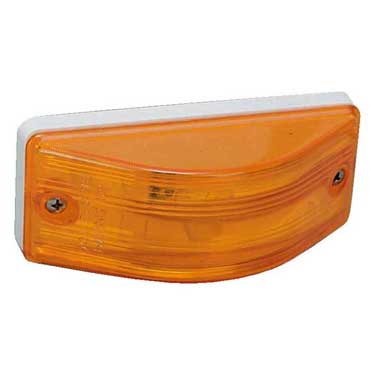 Peterson M343A Incandescent Turn Signal/ Side Marker, Oblong, 5.50″X2.25″, Amber, Bulk Pack