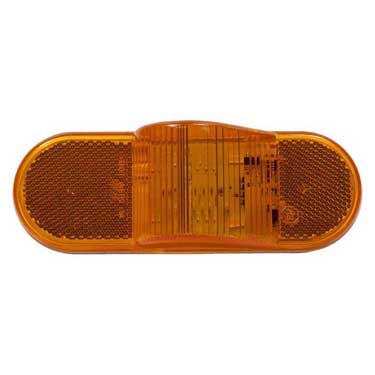 Peterson 350A-P Led Mid-Turn/ Side Marker, Oval, Adapter Plug, 6.50″X2.25″, Amber, Poly Bag