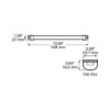 Peterson M358-2 Led Strip Light 12″ Multi-Volt, White, Bulk Pack