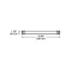 Peterson M359-2-BT2 Led Cove Light, W/ 2 .180 Bullets, 12″, Multi-Volt, White, Bulk Pack