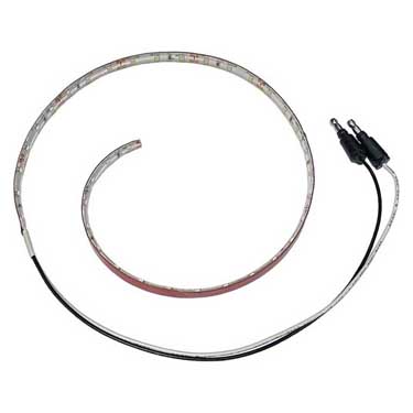 Peterson M363-1-BT2 Led White Strip Light, W/ 2 .180 Bullets 24″ Lead Wires One End, White, Bulk Pack