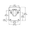 Peterson P374 Nose Box, W/ 7-Way Solid Pin Insert