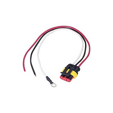 Peterson B417-49 Plug, Led 3-Wire, Stripped Lead/ Ring Terminal, Bulk Pack