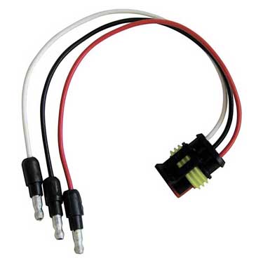 Peterson B417-492 Plug, 3-Wire Plug, Strippedlead/ Ring Terminal W/ .180 Bullets, Bulk Pack