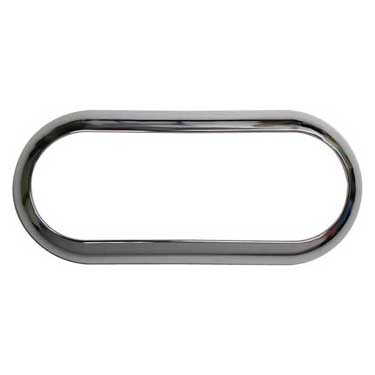 Peterson 423-11 Bezel, Oval, Chrome, Decorative, 7.88″ X 3.63″, Poly Bag