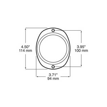 Peterson B460A Reflector, Oval, 3.25″, Bulk Pack