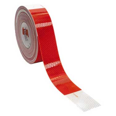 Peterson 465-3 Conspicuity Tape, Red/ White, Box