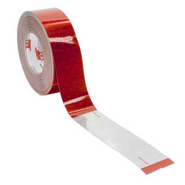 Peterson 465-4 Conspicuity Tape, Red/ White, Box