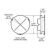 Peterson B46 Certificate Holder, Round, Bulk Pack