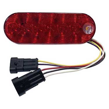 Peterson 4738 Led S/T/T & Back-Up Light 5-Wire