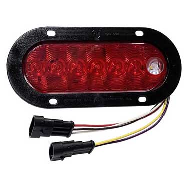 Peterson 4738F Led S/T/T & Back-Up Light 5-Wire W/Flange