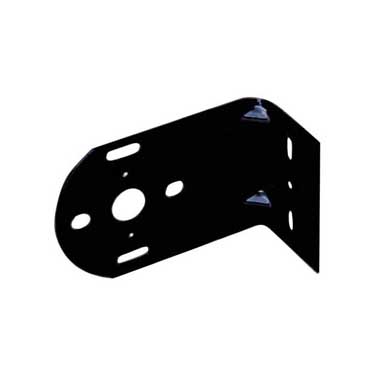 Peterson 510-9 Bracket, Universal, Mounting, Oblong, Black Steel, 3″X4.5″, Poly Bag