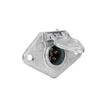 Peterson 5406S Connector, 6-Way, Round, Socket, Poly Bag