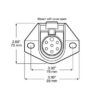 Peterson 5407S Connector, 7-Way, Round, Socket, Poly Bag