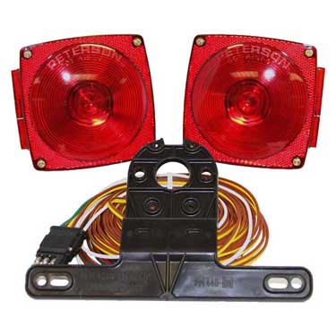 Peterson 541 Trailer Light Under 80″ Kit Rear Light Only 4.75″X4.50″, Box