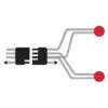 Peterson B5425Y Harness, Split Trailer Kit, 25Ft, Bulk Pack