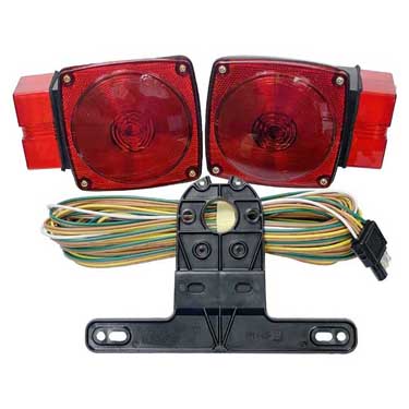 Peterson V544 Trailer Light, Over 80″, Kit, 5.94″X4.50″, Red + White, Viz Pack