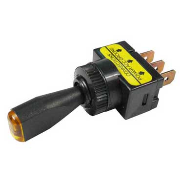 Peterson PMV5562PT Led Amber Toggle Spst 10A/ 12V .5 Mount, Amber, Viz Pack