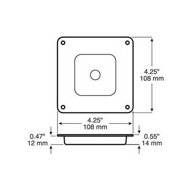 Peterson 5601 Timer Box, Switch, Square, Flush Mount, 4.25″X4.25″, Bulk Pack