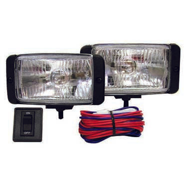 Peterson V566-1 Halogen Driving Light Clear Black Oe-Style Lxkit 5.625″X2.875″