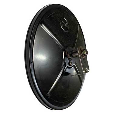 Peterson 608 Mirror, Convex, Round, Black, 8″, Display Box