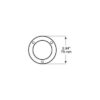 Peterson B7005S Bezel, Round, Theft Deterrent, 2″, Bulk Pack